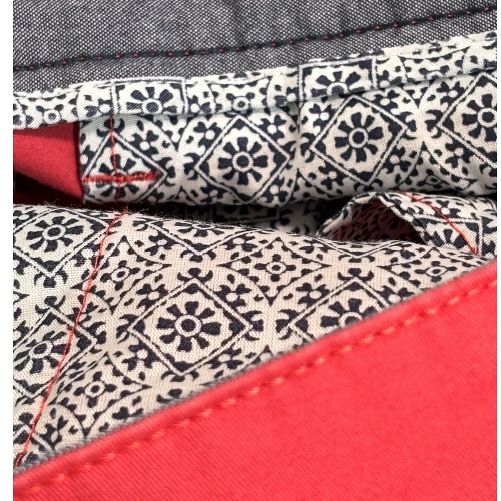 Golfing‎ - Hudson & Barrow Red - Chino Shorts Size 34 Stretch Cotton Flat Front